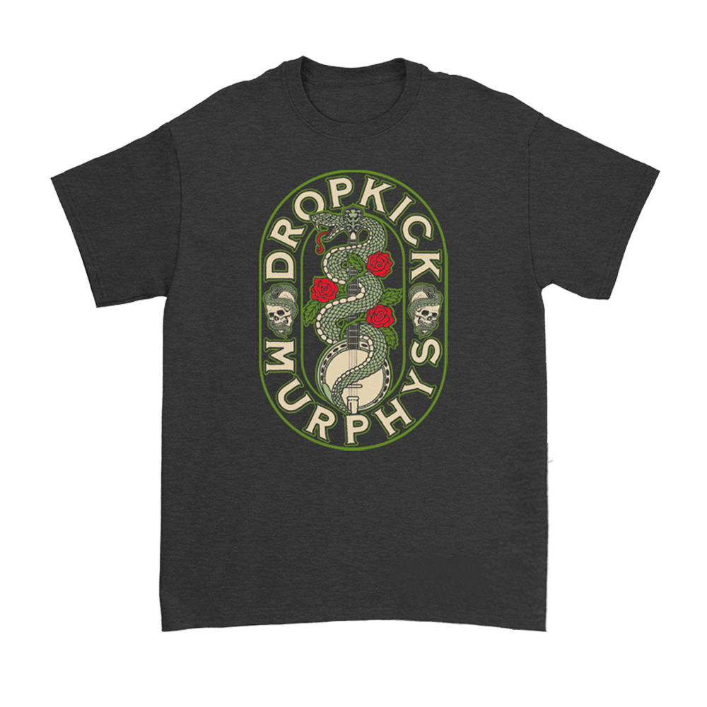 Dropkick Murphys Merch Dropkick Murphys Snake Banjo T-Shirt Gifts For Band Fans Gifts For Fans-1