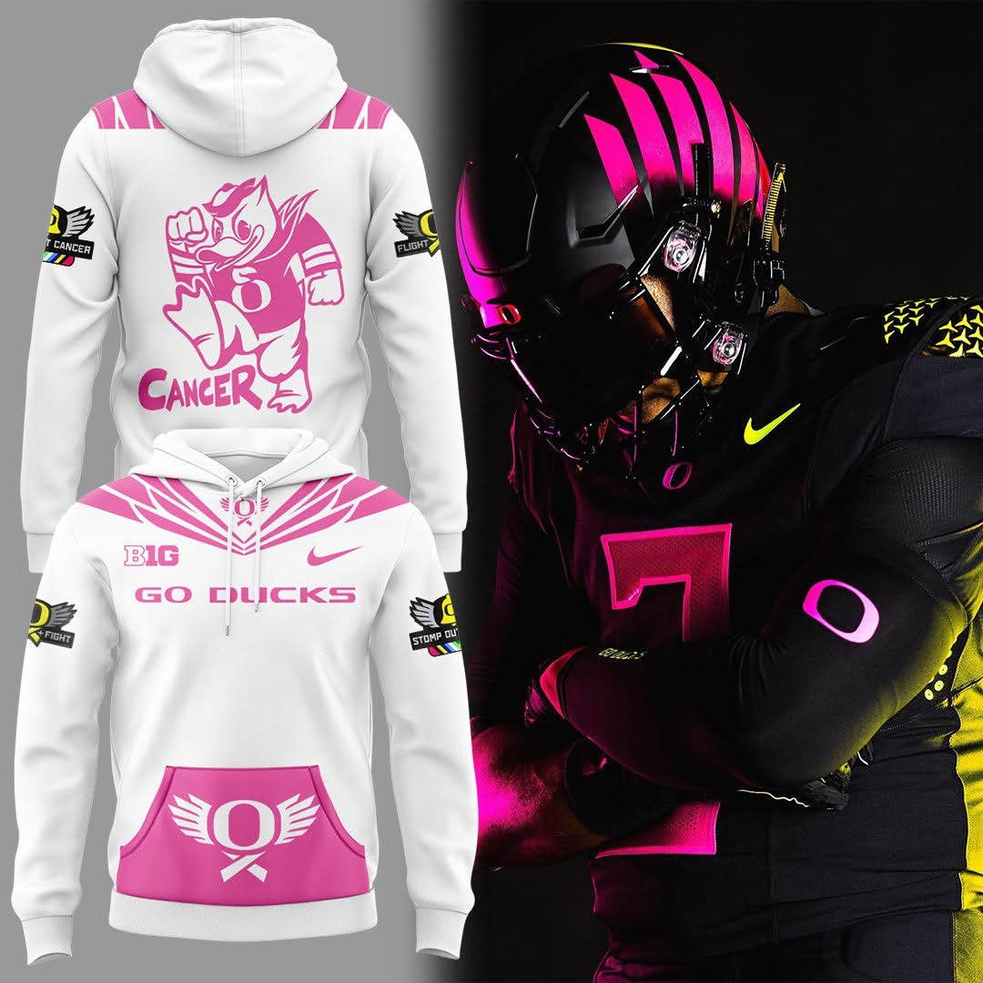 Ducks Breast Cancer Hoodie Pink Duck Race Best Present Ideas For Racing Fans-1