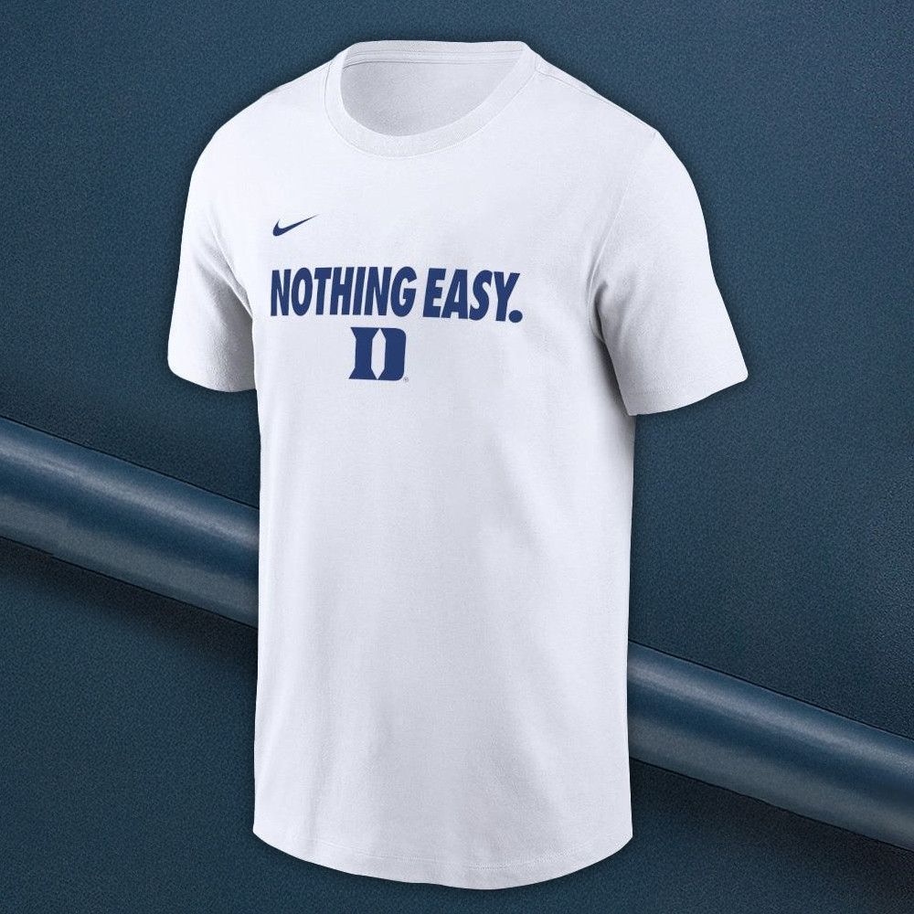 Duke Blue Devils Nothing Easy Shirt Duke ACC Champions T-Shirt Gifts For Fans-1 Duke Blue Devils Nothing Easy Shirt Duke ACC Champions T-Shirt Gifts For Fans-1