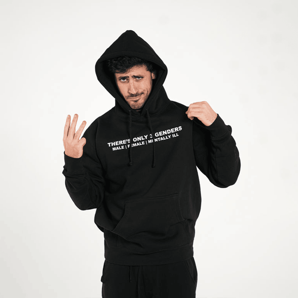 Duke Gomez Merch There's Only 3 Genders Hoodie Dad Gifts For Father's Day 2025 Gifts For Fans-1