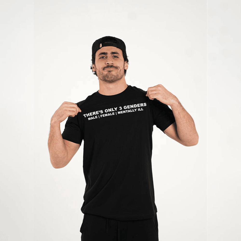 Duke Gomez Merch There's Only 3 Genders T-Shirt Unique Dad Gifts For Father's Day Gifts For BFF-1