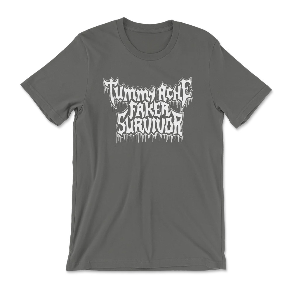 Dungeons And Daddies Merch T-Shirt Tummy Ache Faker Survivor Dungeonsanddaddies Merch-1