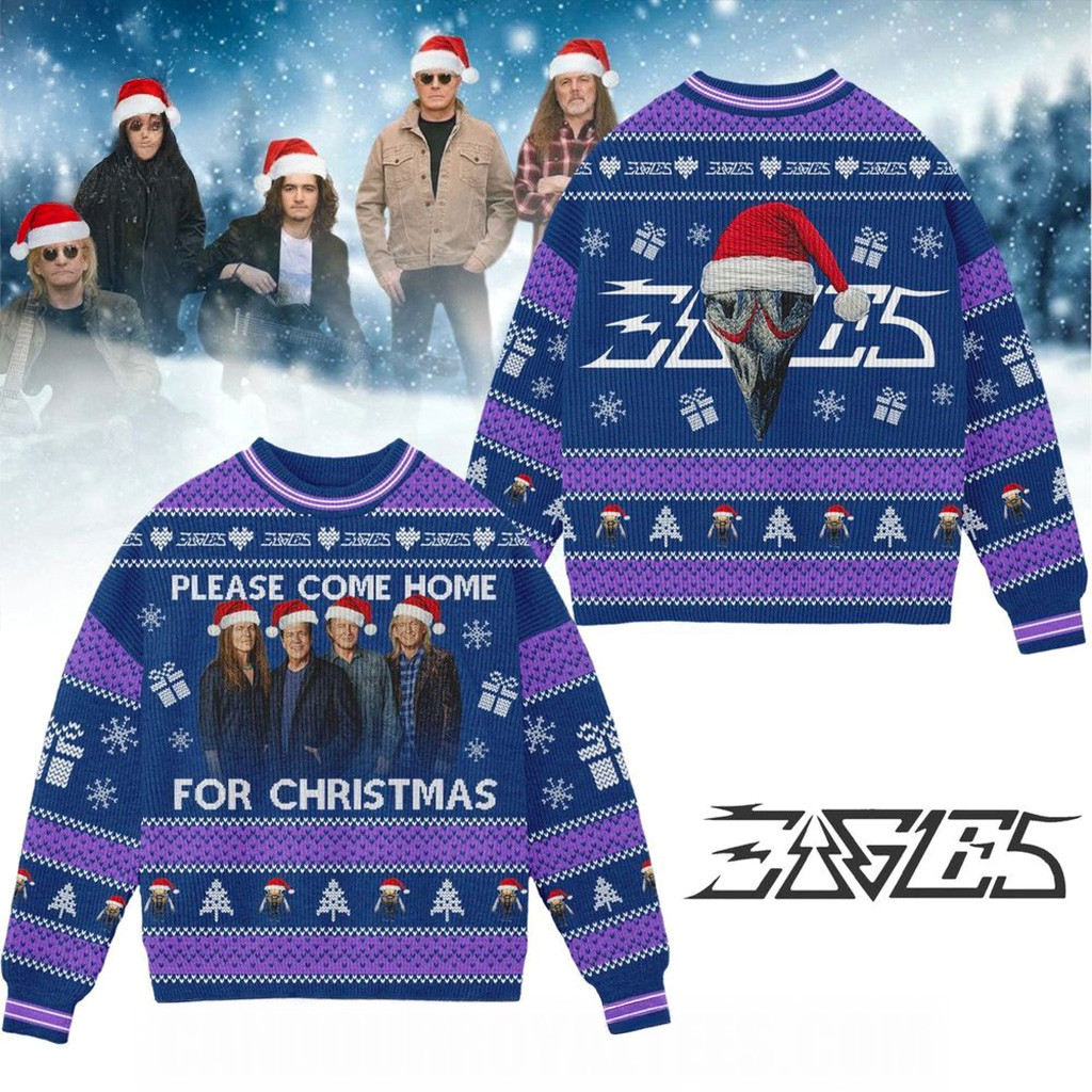 Eagles Please Come Home For Christmas Sweater Eagles Merch Husband Christmas Gift Ideas-1