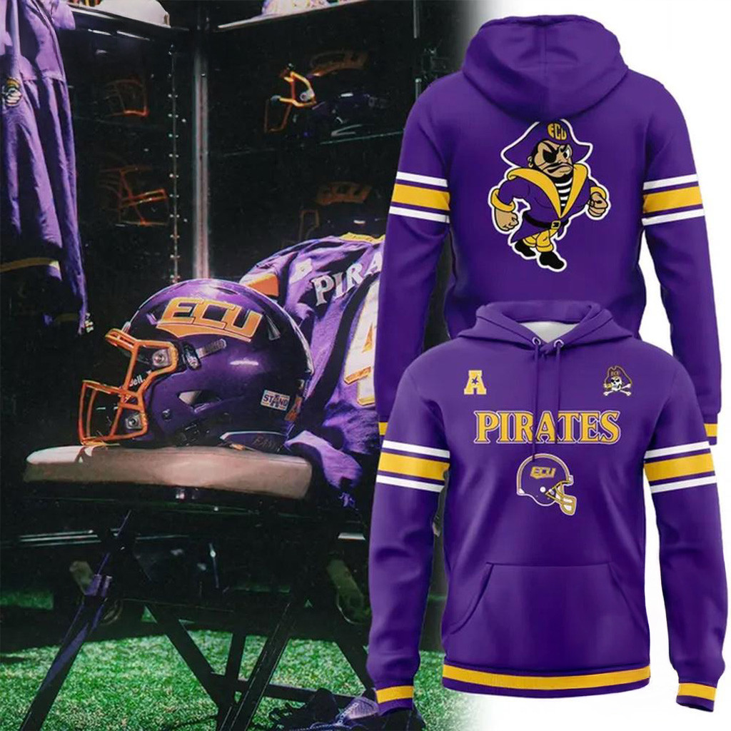 East Carolina Pirates Football Classic Homecoming 2025 Hoodie Pirates Merch Father Gifts-1