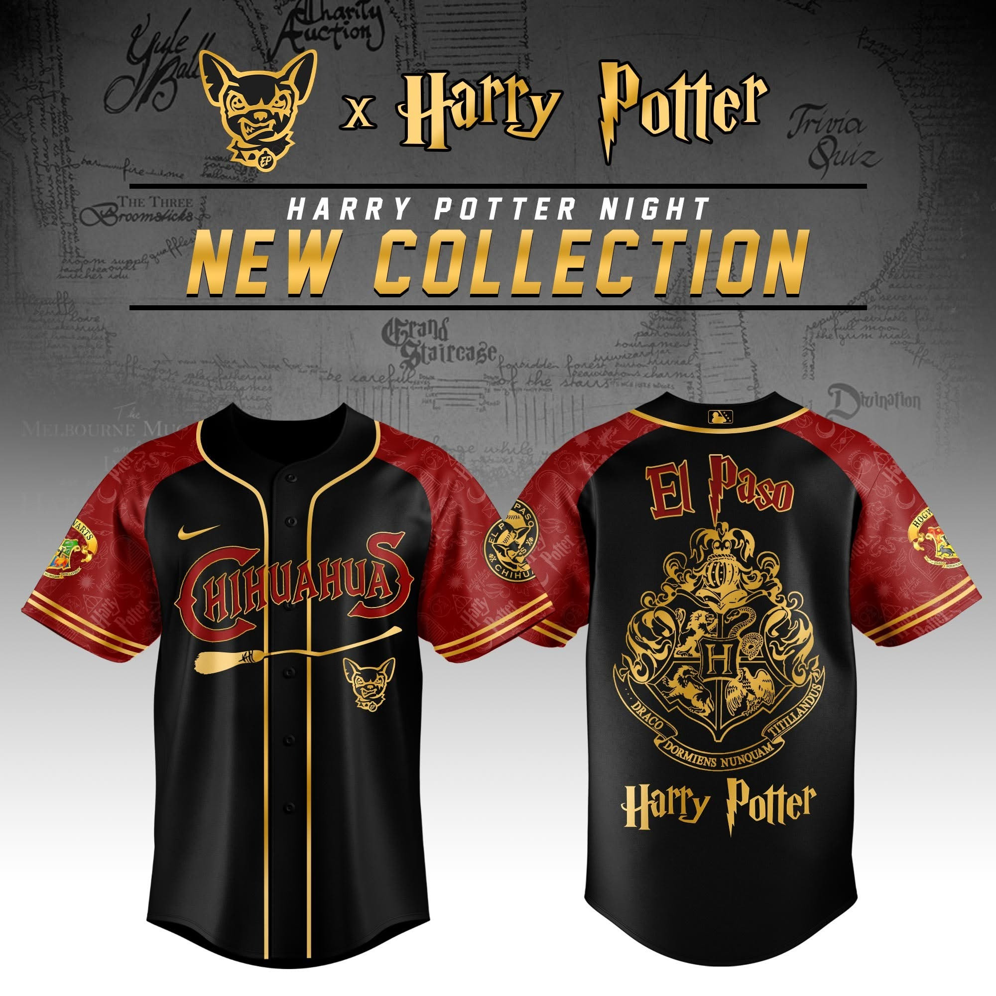 El Paso Chihuahuas x Harry Potter Night 2025 Jersey MiLB Merch Harry Potter Themed Gifts-1 El Paso Chihuahuas x Harry Potter Night 2025 Jersey MiLB Merch Harry Potter Themed Gifts-1