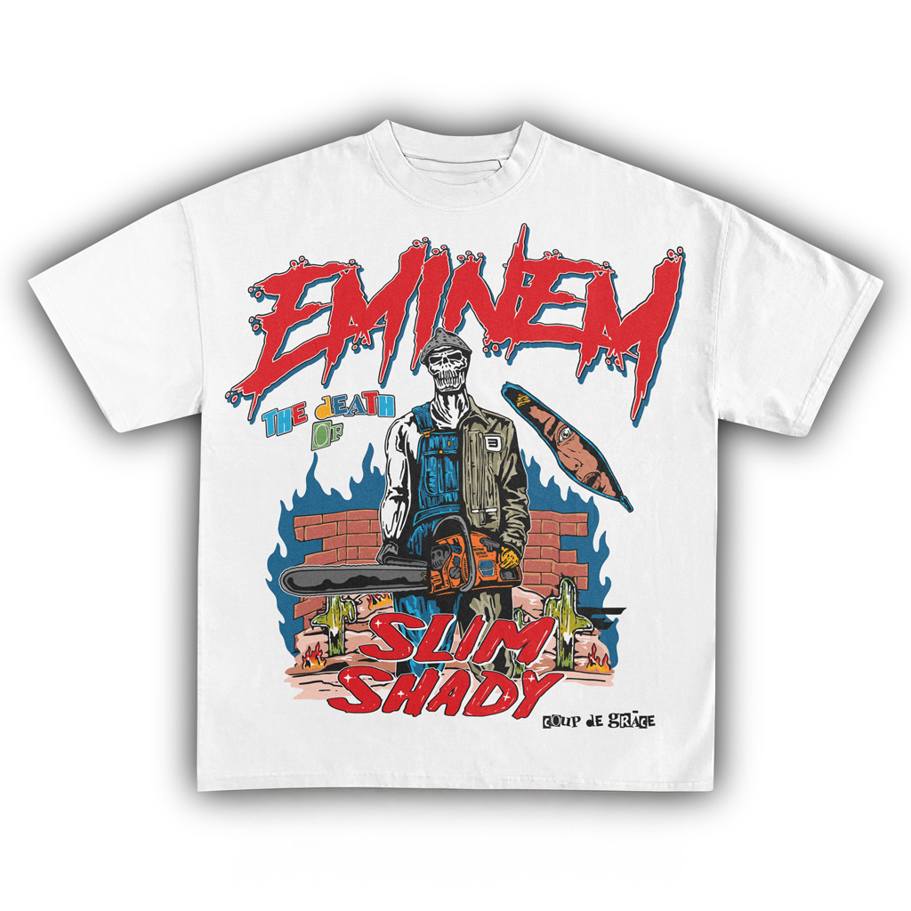 Eminem Death Of Slim Shady T-Shirt Eminem Merch Christmas Gifts For Music Fans-1