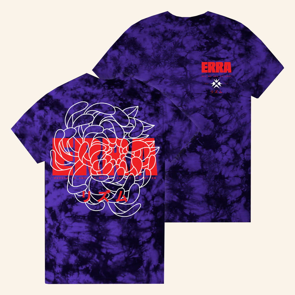 Erra Merch Blossom Purple Dye T-Shirt Birthday Gifts For Boyfriend Birthday Gifts For Besties-1