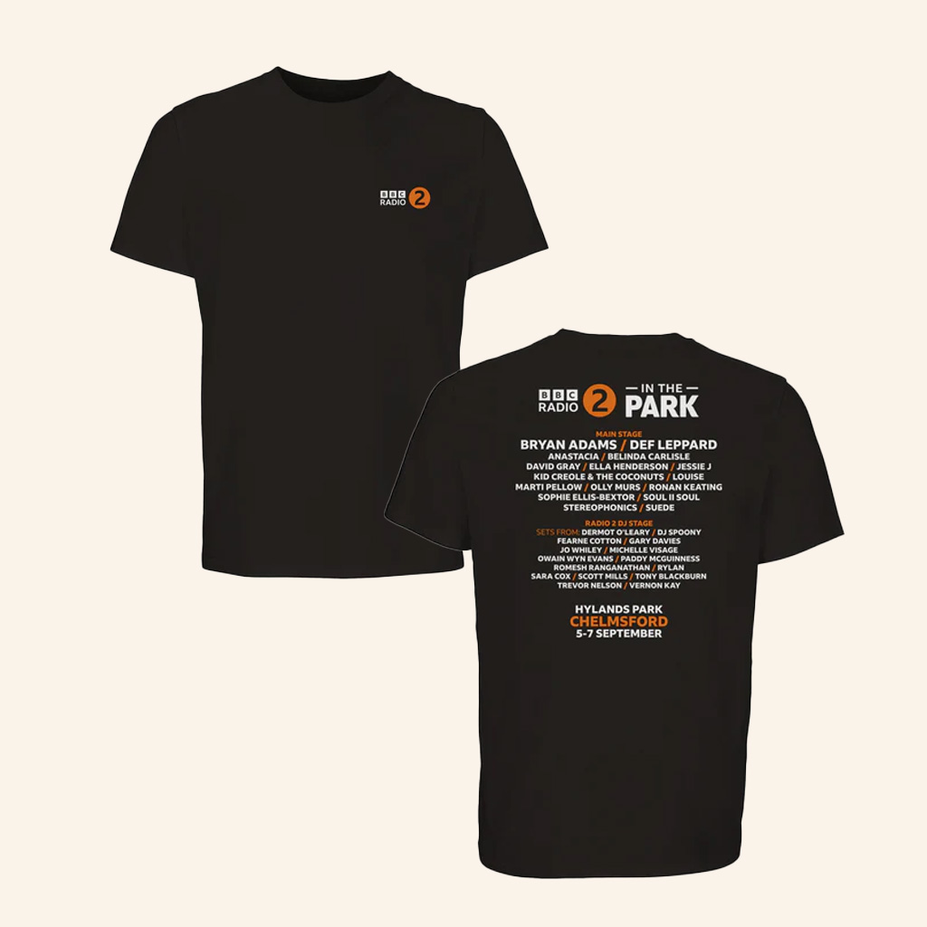 Event-Merchandise Merch Bbc Radio 2 In The Park 2025 T-Shirt Gifts For Fans-1