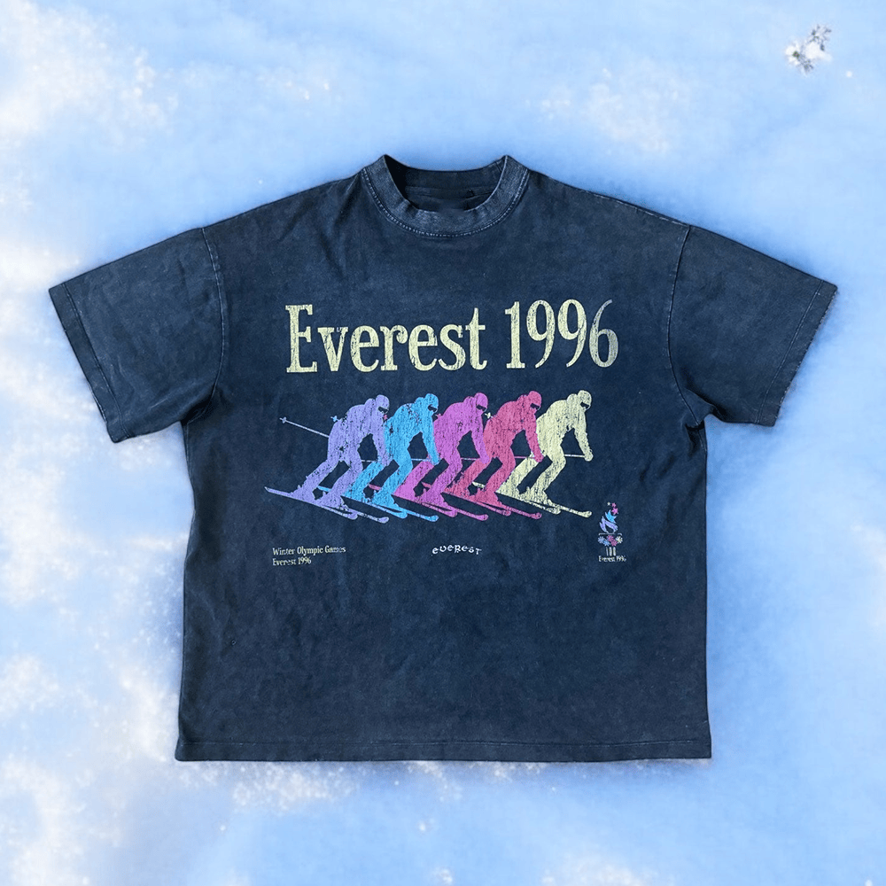 Everest 1996 Shirt Olympic Games Climb Theme T Shirt Mountaineering Sports Fan Gift For Him-1