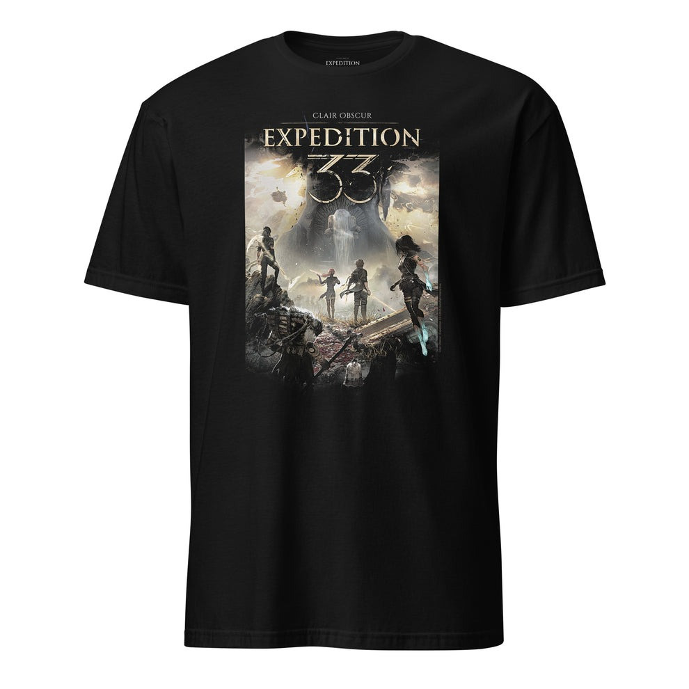 Expedition 33 Merch Clair Obscur T-Shirt Cover Art Expedition 33 Merchandise Gifts-1
