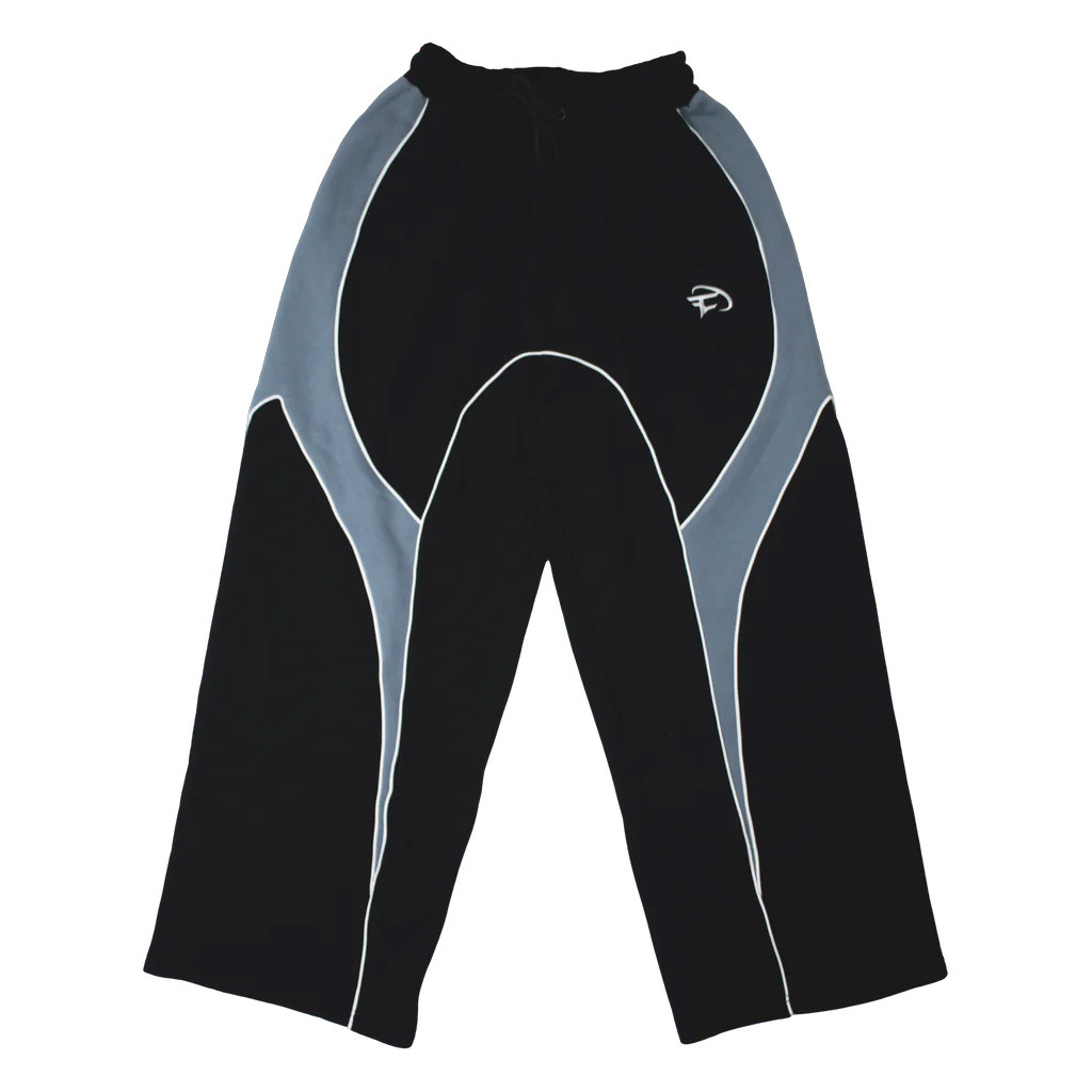 FaZe Clan Merch Black Paneled Sweatpants Husband Christmas Gift Ideas-1