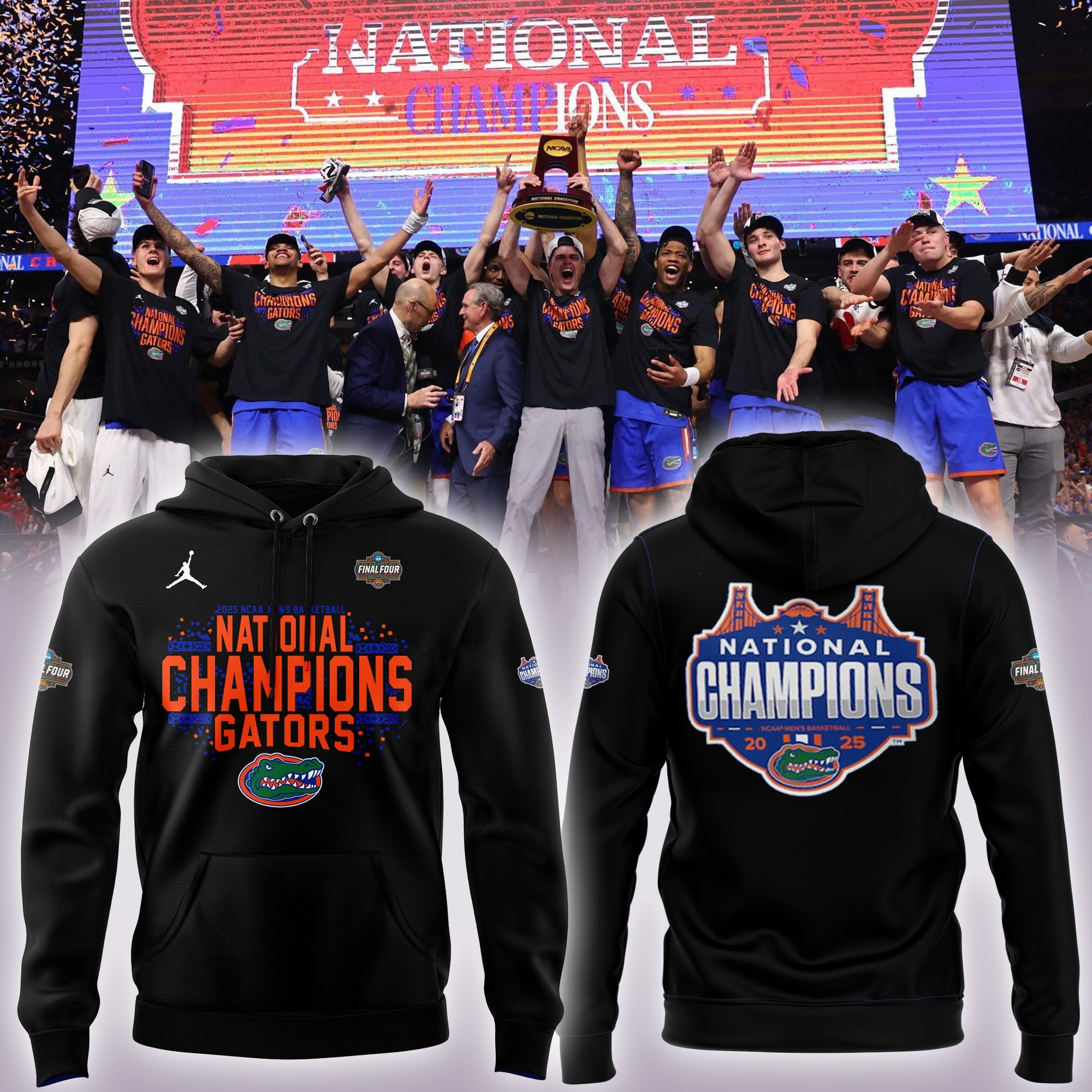 Florida Gators National Champions 2025 Hoodie Gators Championship Apparel Fan Gifts For Him-1