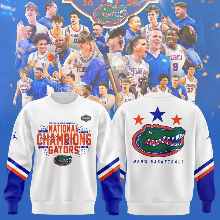 Florida Gators National Champions 2025 Sweatshirt Men's Gators Championship Merch Apparel-1