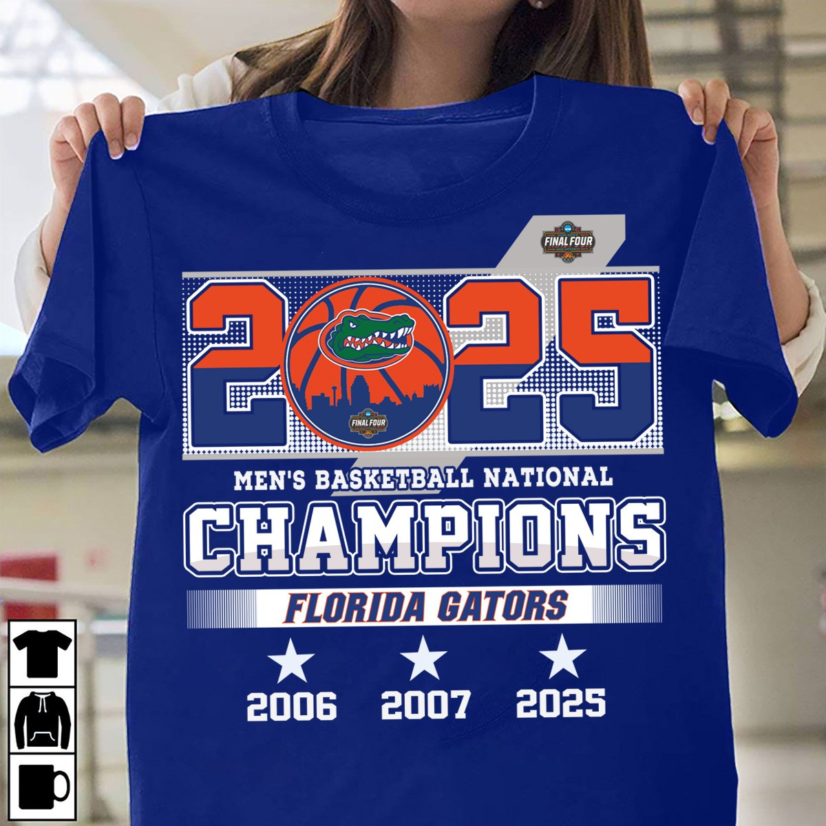 Florida Gators National Champions 2025 T-Shirt Basketball Gators Fan Gifts For Men Women-1