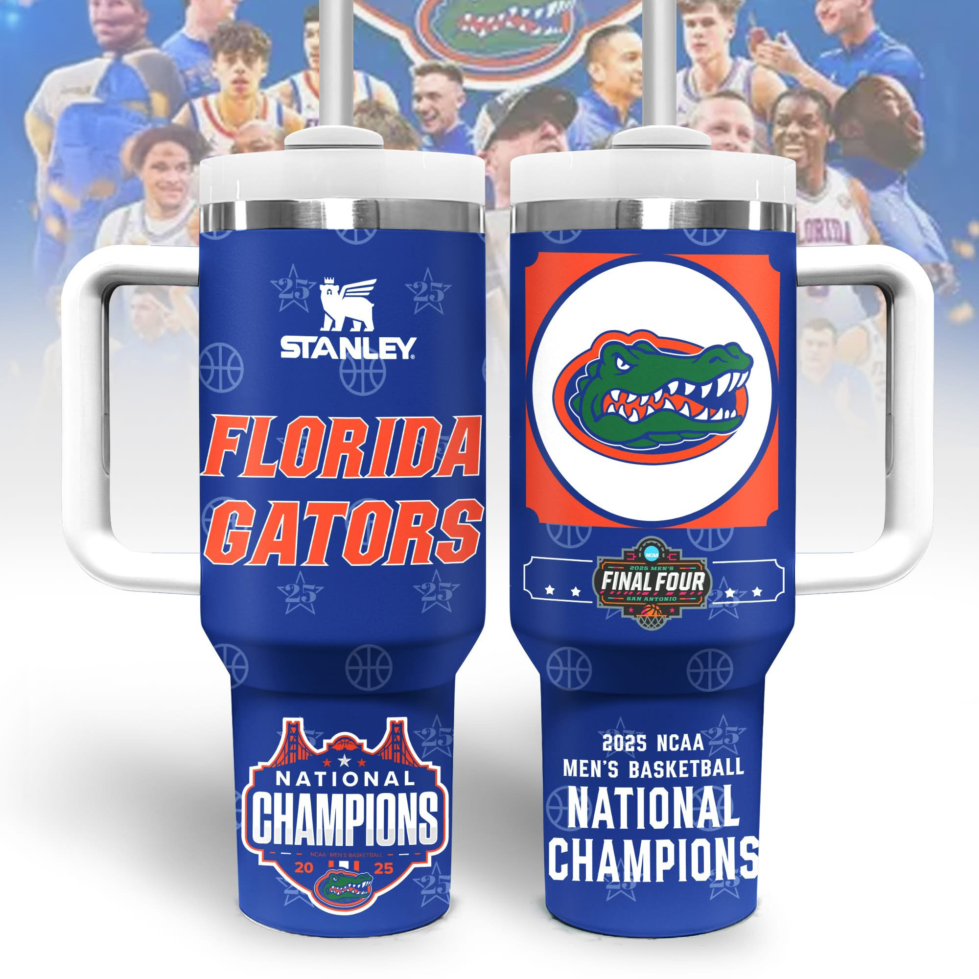 Florida Gators National Champions 2025 Tumbler Basketball Gators Championship Merchandise-1