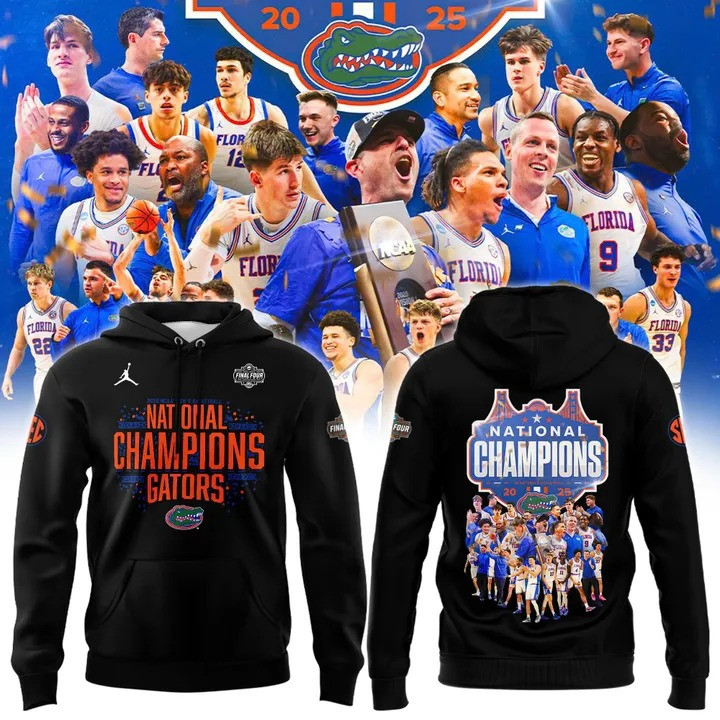 Florida Gators National Championship Hoodie 2025 Final Four NCAA Men's Basketball Fan Merch-1