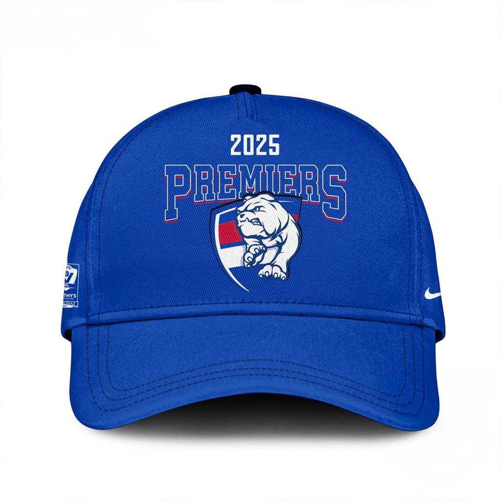 Footscray Bulldogs Premiers 2025 Hat Footscray Bulldogs Merch Gift Ideas For Him-1