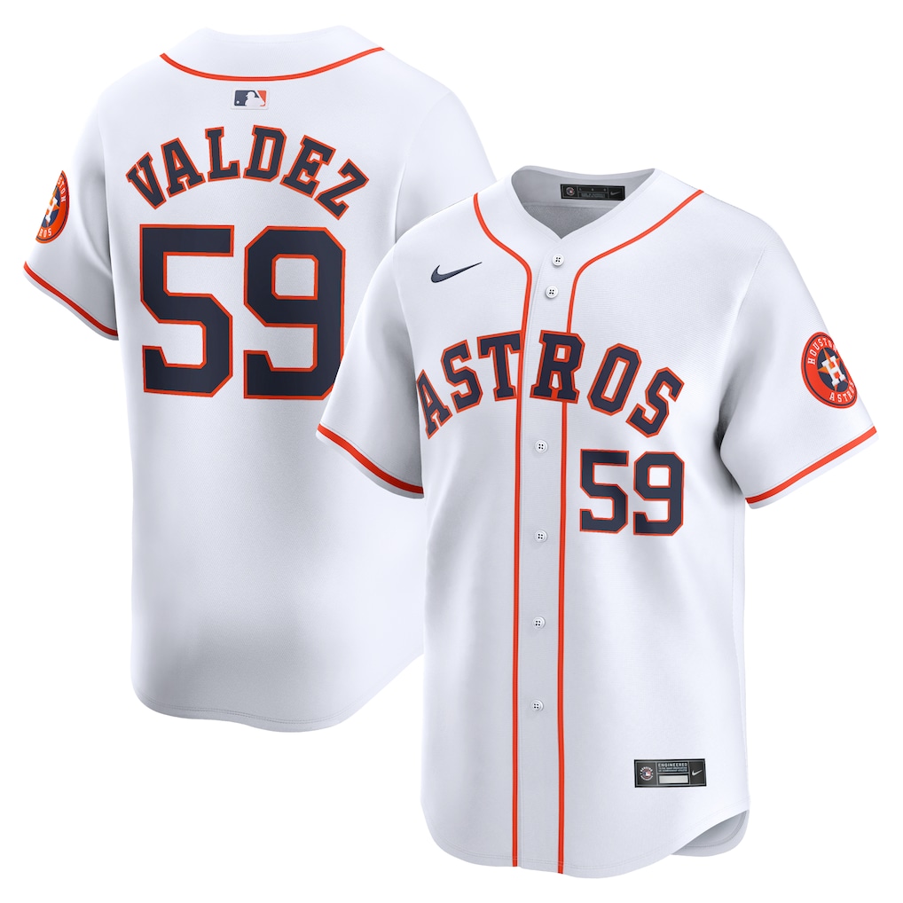 Framber Valdez Houston Astros Nike Home Limited Player Jersey - White-1