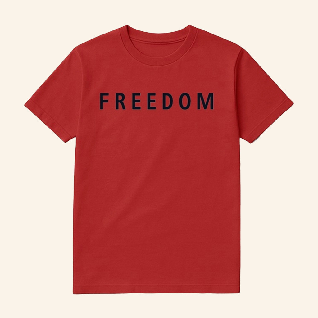 Freedom Shirt Charlie Kirk Shirt Red Charlie Kirk Merch Patriotic Gifts For Him-1