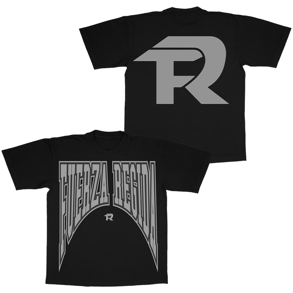 Fuerza Regida Merch Fuerza Regida Black T-Shirt Best Father's Day Gifts For Dad Gifts For Fans-1