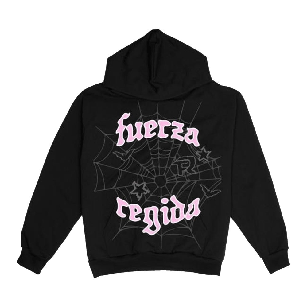 Fuerza Regida Merch Fuerza Regida Spider Hoodie Father's Day Gifts For Husband Gifts For Fans-1