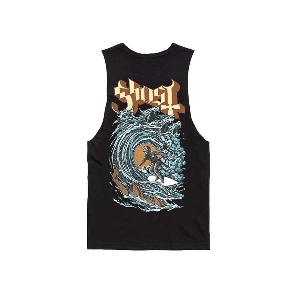 Ghost Merch Store Ghost Evil Surfer Tank Top Gifts For Band Fans Gift Idea for Boyfriend-1