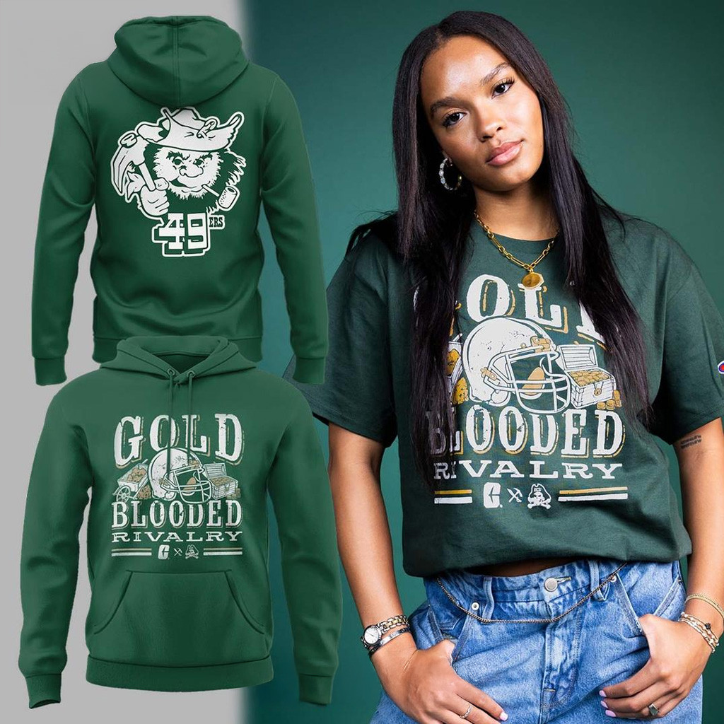 Gold Blooded Charlotte 49ers Spirit Hoodie 49ers Merch Christmas Gifts For Him-1