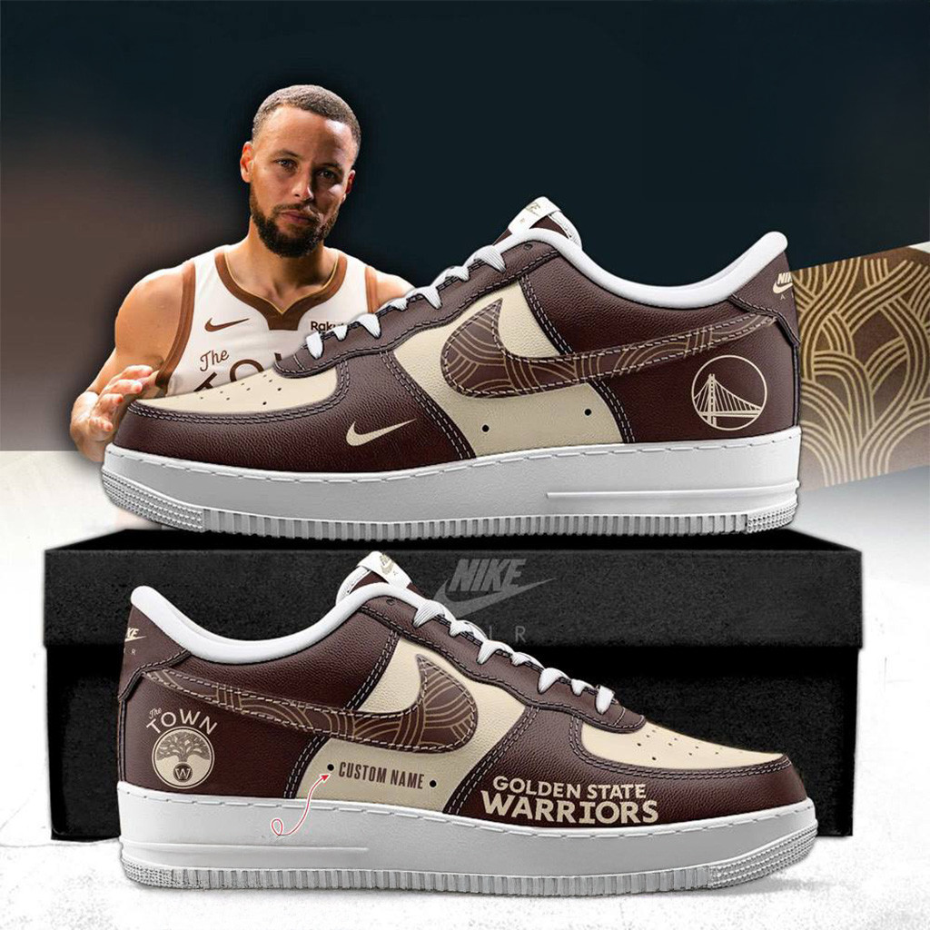 Golden State Warriors 2025 City Edition Special Air Force 1 Sneaker Warriors Merch Fans Gifts-1 Golden State Warriors 2025 City Edition Special Air Force 1 Sneaker Warriors Merch Fans Gifts-1