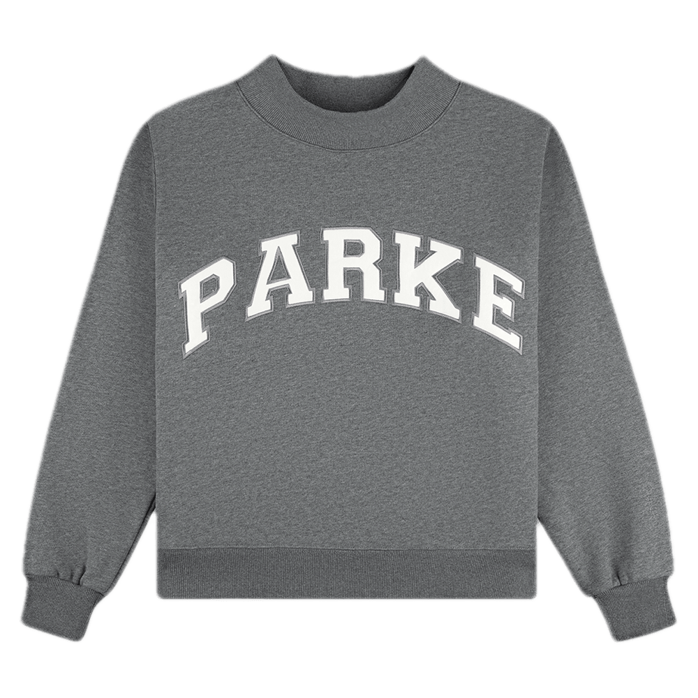 Graphite Heather Parke Sweatshirt Parke Summer Drop Best Gifts For Mom Birthday Gifts For BFF-1