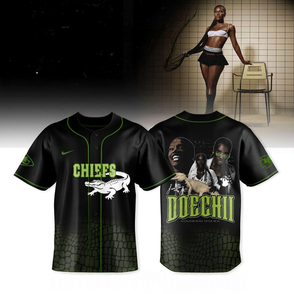 Green Bay Packers Doechii X Live From The Swamp Tour 2025 Baseball Jersey Packers Merch-1