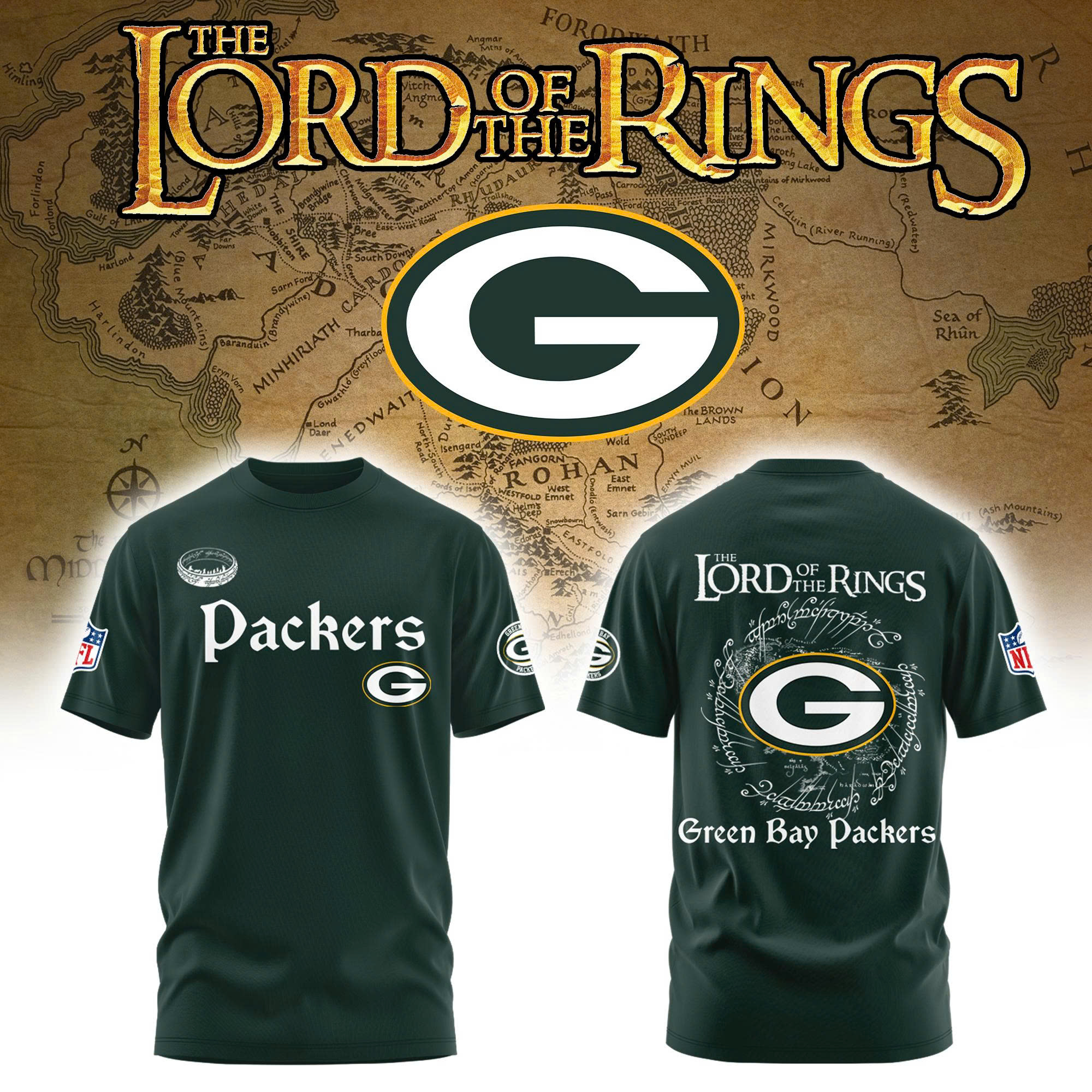 Green Bay Packers x LOR Limited Edition Combo Tshirt-1