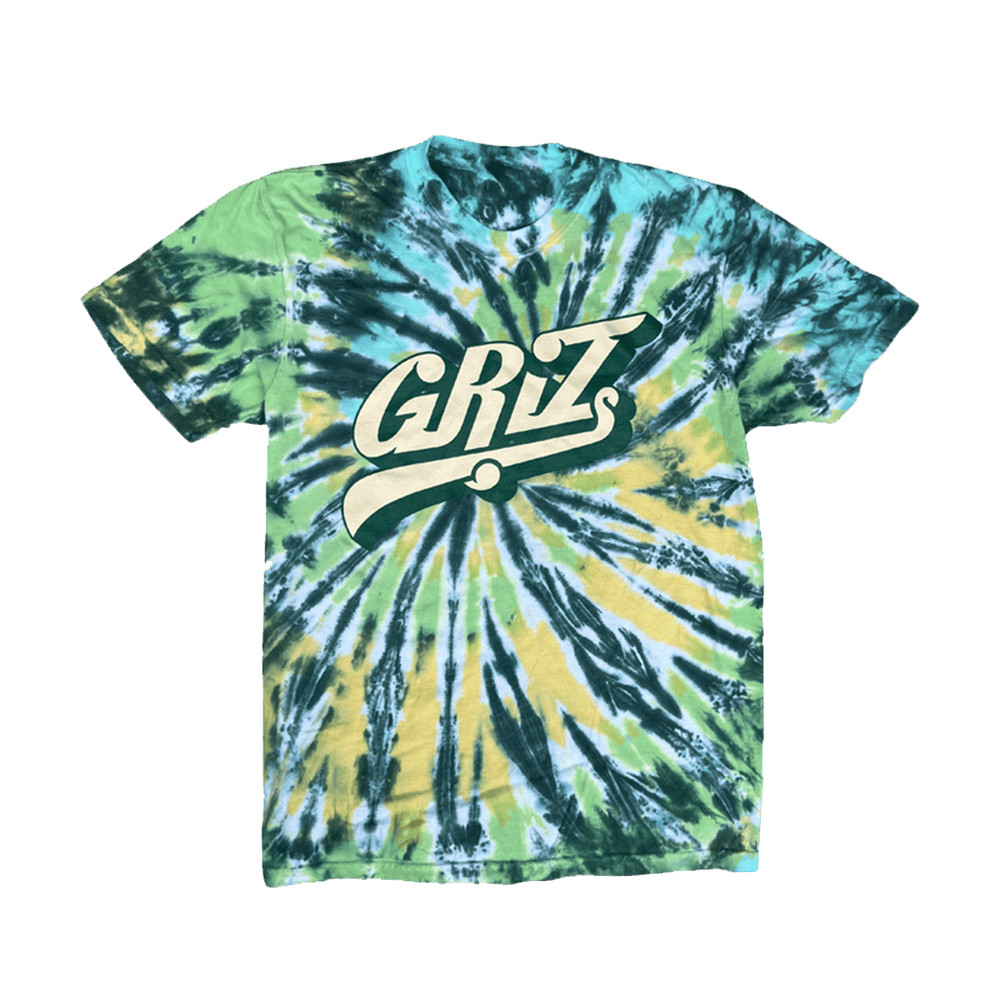 Griz Merch GRiZ Denver Triple Header Tie Dye T-Shirt Gifts For DJ Fans Retro Gift for Him-1