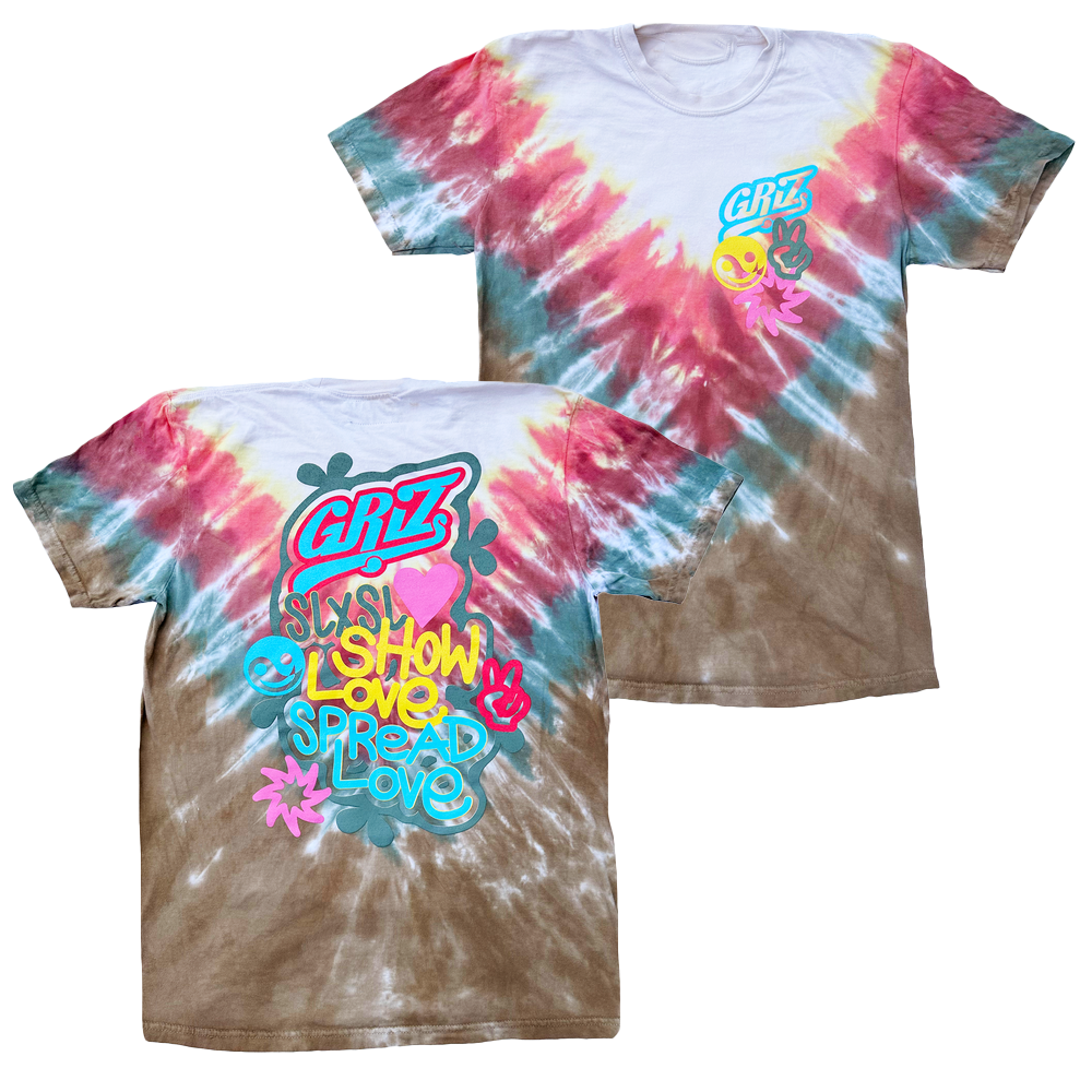 Griz Merch GRiZ Desert Dandelion Tie Dye T-Shirt Gifts For DJ Fans Vintage Hoodie Gift for Men-1