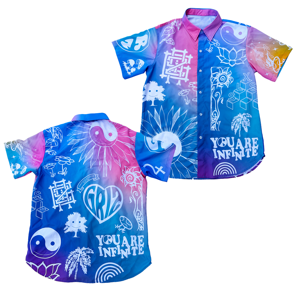 Griz Merch GRiZ Sun-Time Button Up Shirt Gifts For DJ Fans Country Boy Gift Gifts For Fans-1