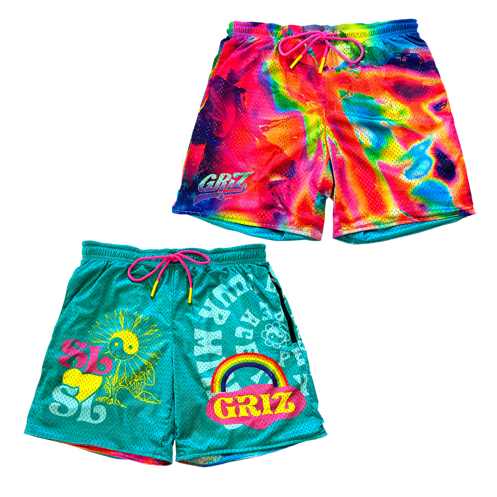 Griz Merch Griz Infra Rad Reversible Lounge Shorts Gifts For DJ Fans Birthday Gifts For Friends-1