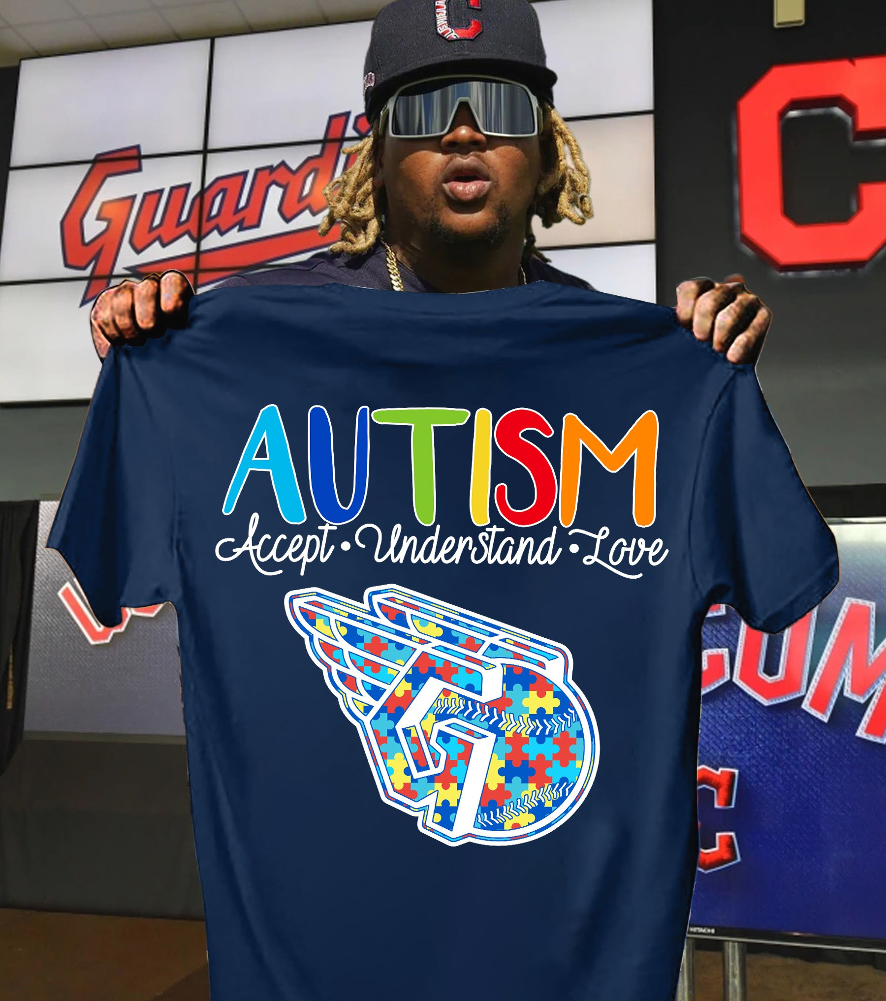 Guardians Guardians Autism Awareness T-Shirt Accept Understand Best Fan Gifts For Him Her-1