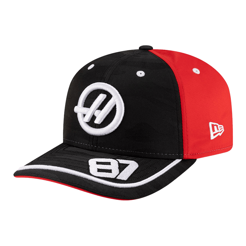 Haas F1 Merch Haas F1 New Era Team Ollie Bearman Hat Father's Day Gifts For Son In Law-1