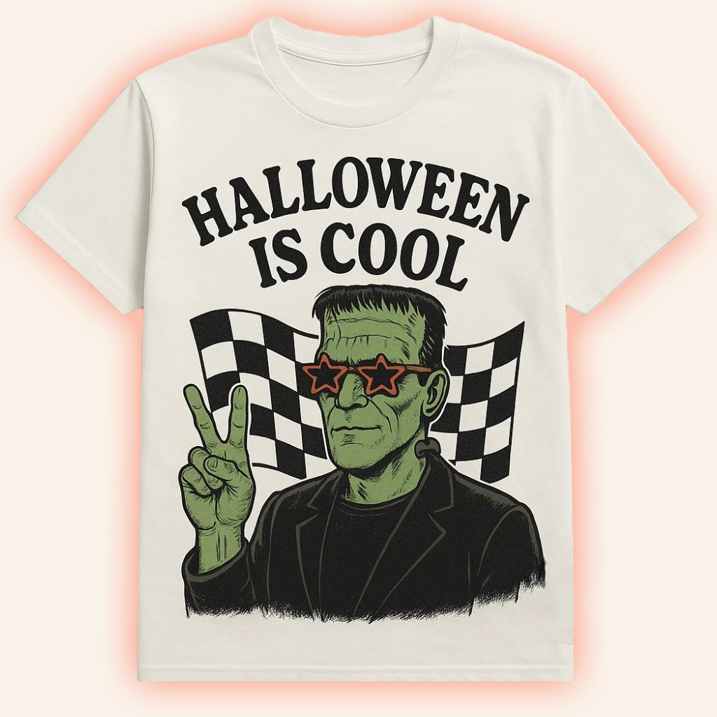 Halloween Is Cool Funny Frankenstein Shirt Halloween Gifts For Friends-1