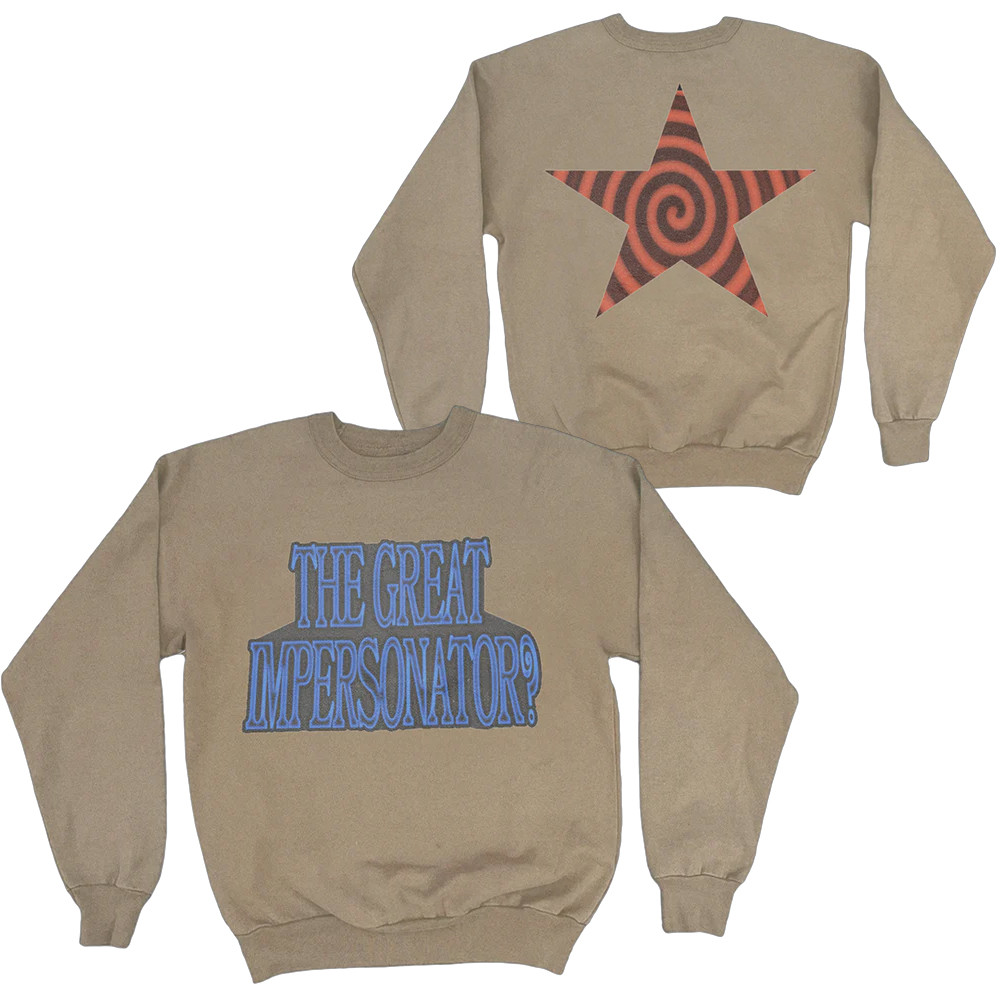 Halsey Tour Merch Sweatshirt The Great Impersonator Brown Crewneck Fan Gifts For Girls-1