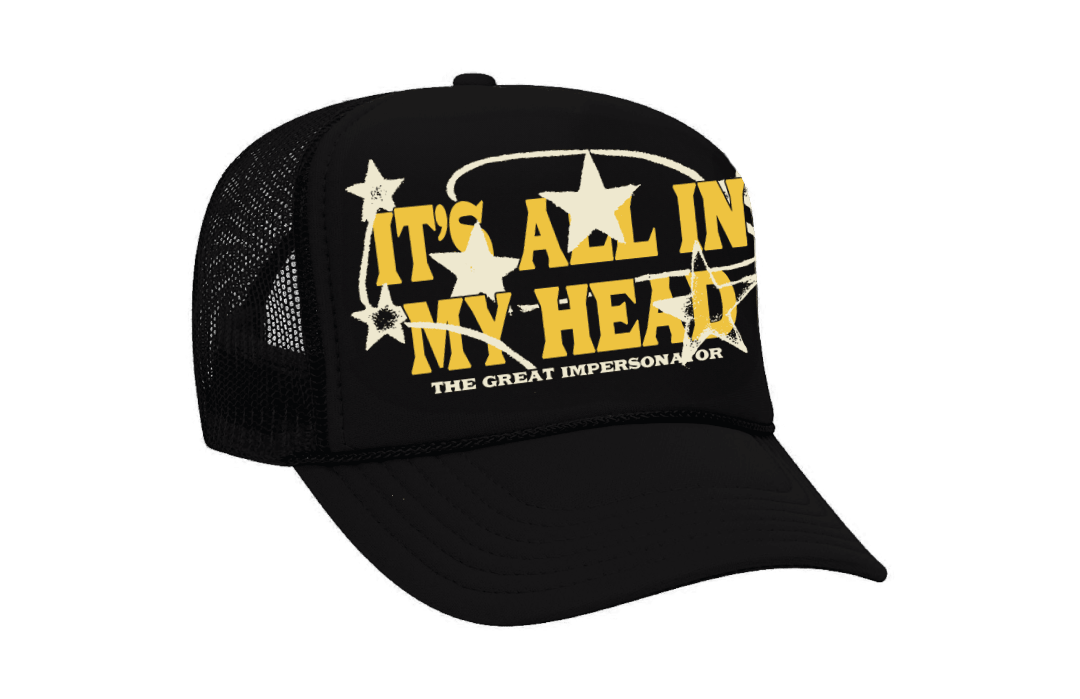 Halsey Tour Merch Trucker Hat It's All In My Head The Great Impersonator Cap Fan Gifts-1 Halsey Tour Merch Trucker Hat It's All In My Head The Great Impersonator Cap Fan Gifts-1
