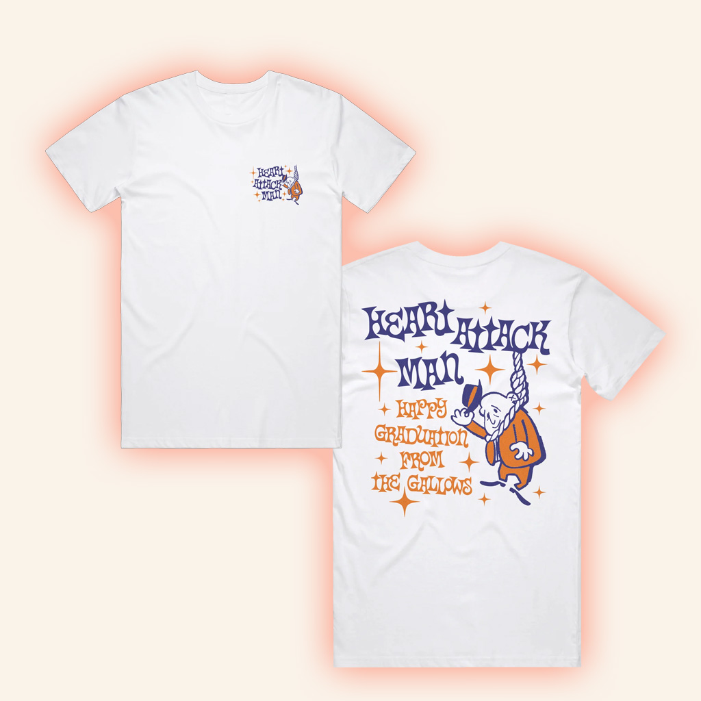 Heart Attack Man Merch Happy Graduation From The Gallows T-Shirt Gifts For Fans-1