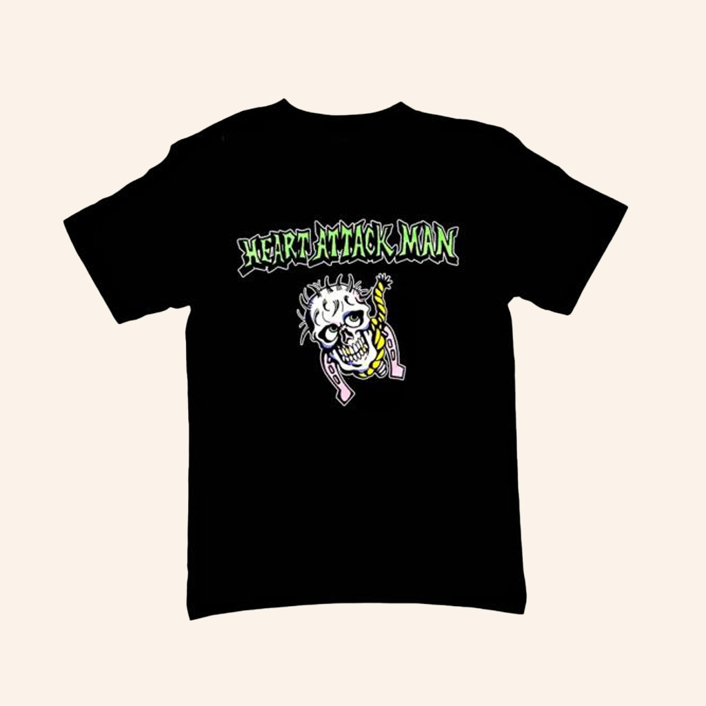 Heart Attack Man Merch Skull Noose T-Shirt Gifts For Brother-1