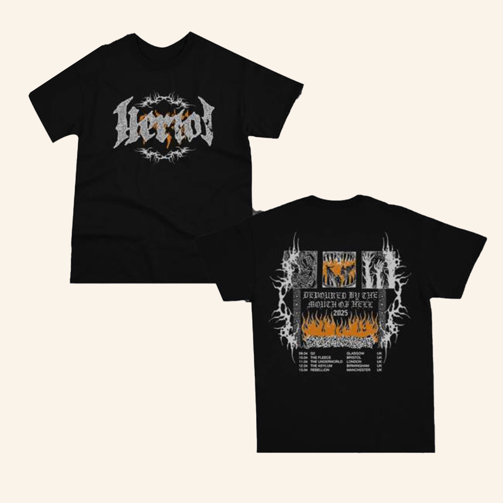 Heriot Metal Merch UK Tour T-Shirt Best Gifts For Friends-1