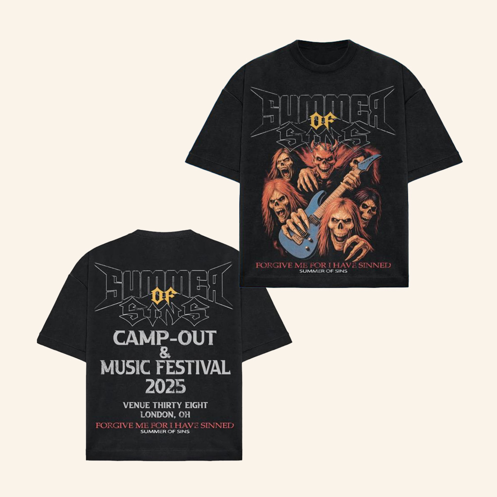 Holy Sinner Merch Holy Sinner Sos 25 Skeleton Rock Band T-Shirt Gifts For Music Fans-1