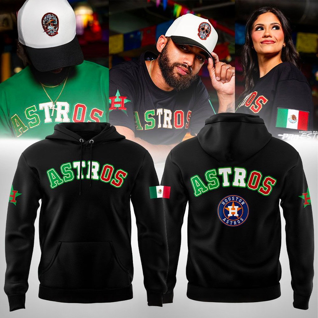Houston Astros Celebrating Hispanic Heritage Weekend Hoodie Houston Astros Merch Fan Gifts-1