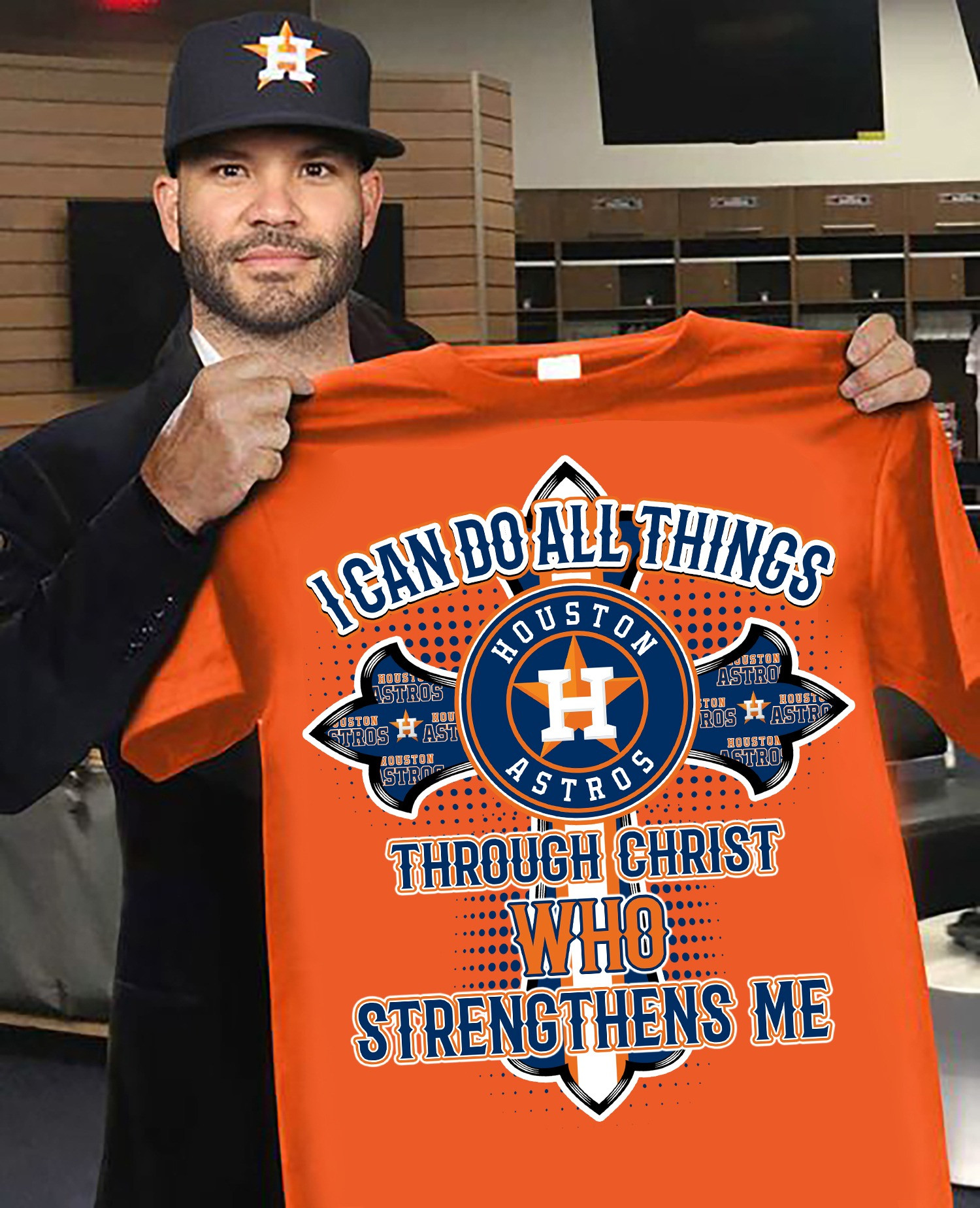 Houston Astros Faith Shirt I Can Do All Things Through Christ Who Strengthens Me Fan Mech-1
