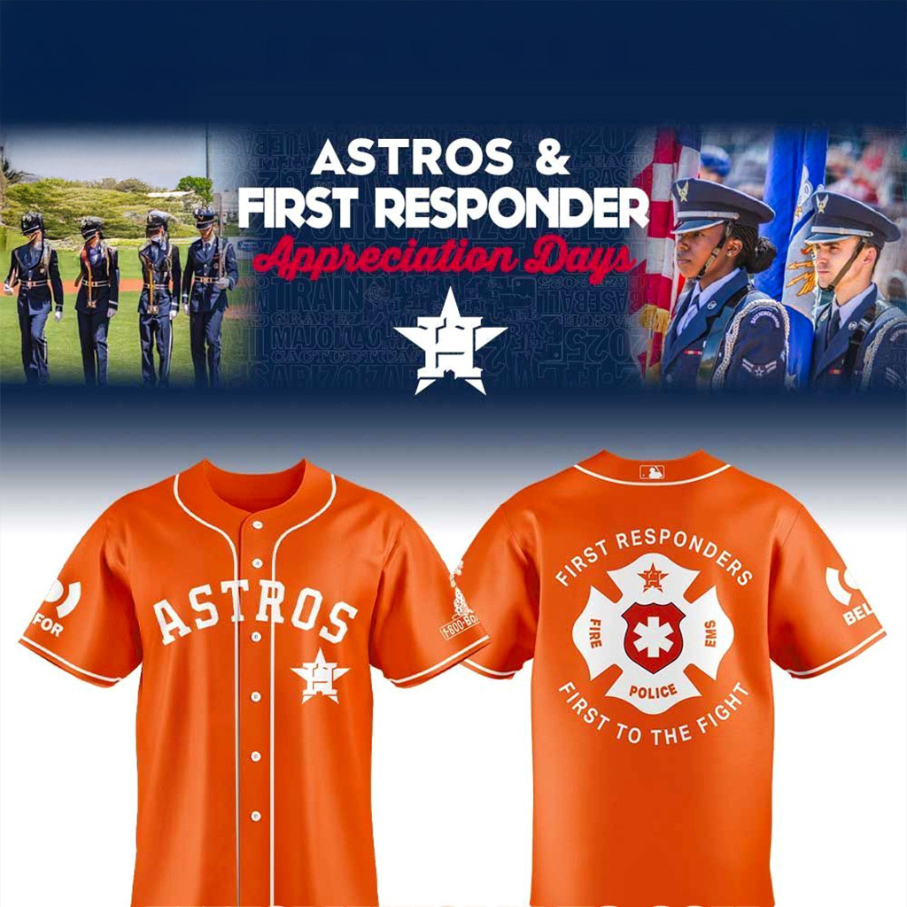 Houston Astros First Responders Day Jersey Houston Astros Merch Cool Baseball Gifts-1