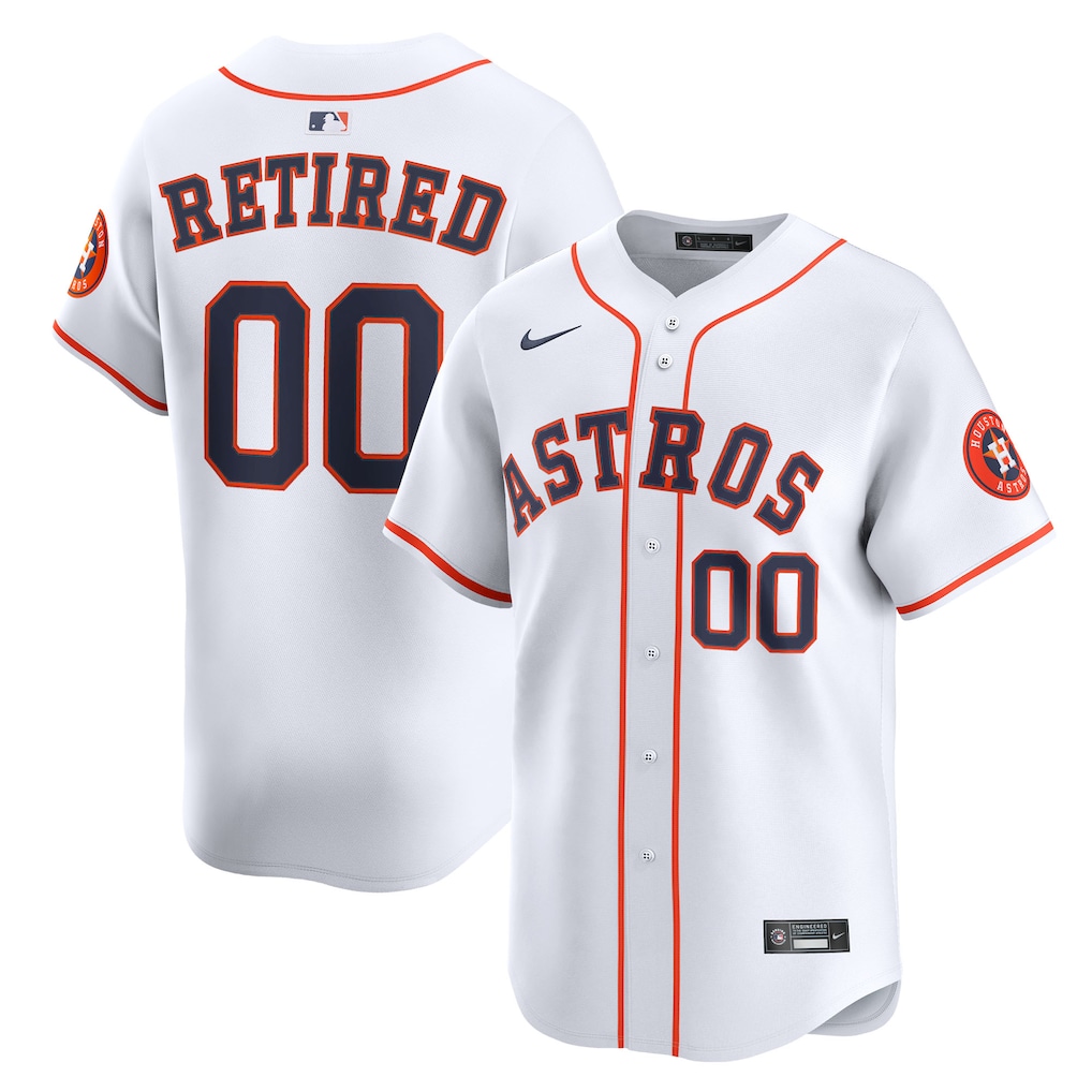 Houston Astros Nike Home Limited Pick-A-Player Retired Roster Jersey - White-1 Houston Astros Nike Home Limited Pick-A-Player Retired Roster Jersey - White-1