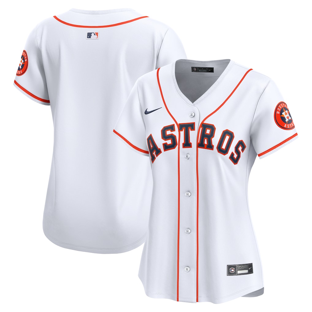 Houston Astros Nike Home Women's Limited Jersey - White-1