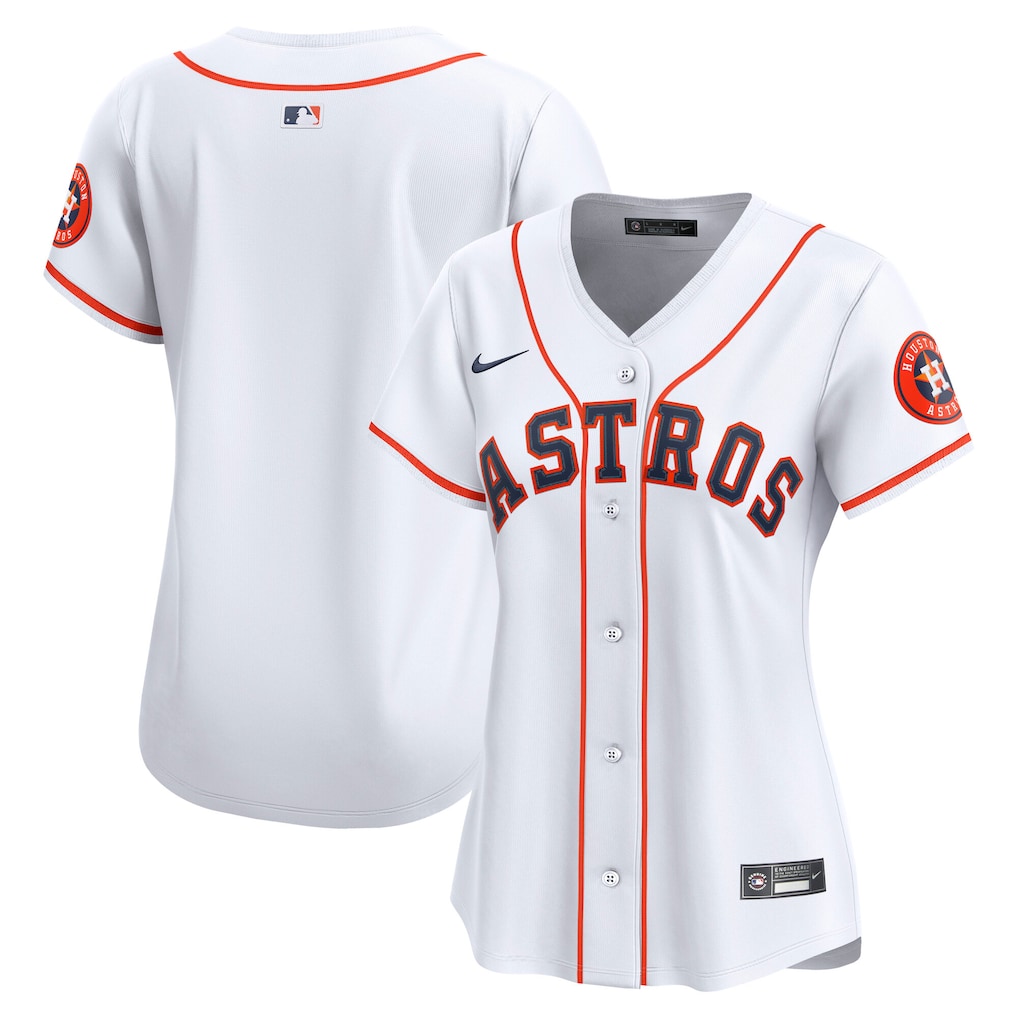 Houston Astros Nike Women's Home Limited Jersey - White-1